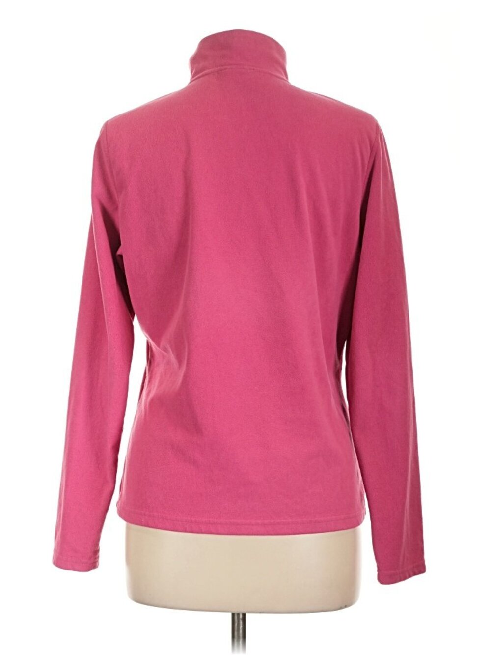 The North Face Polartec Raspberry Fleece 1/4 Zip Pullover Top Size Large - Picture 4 of 8